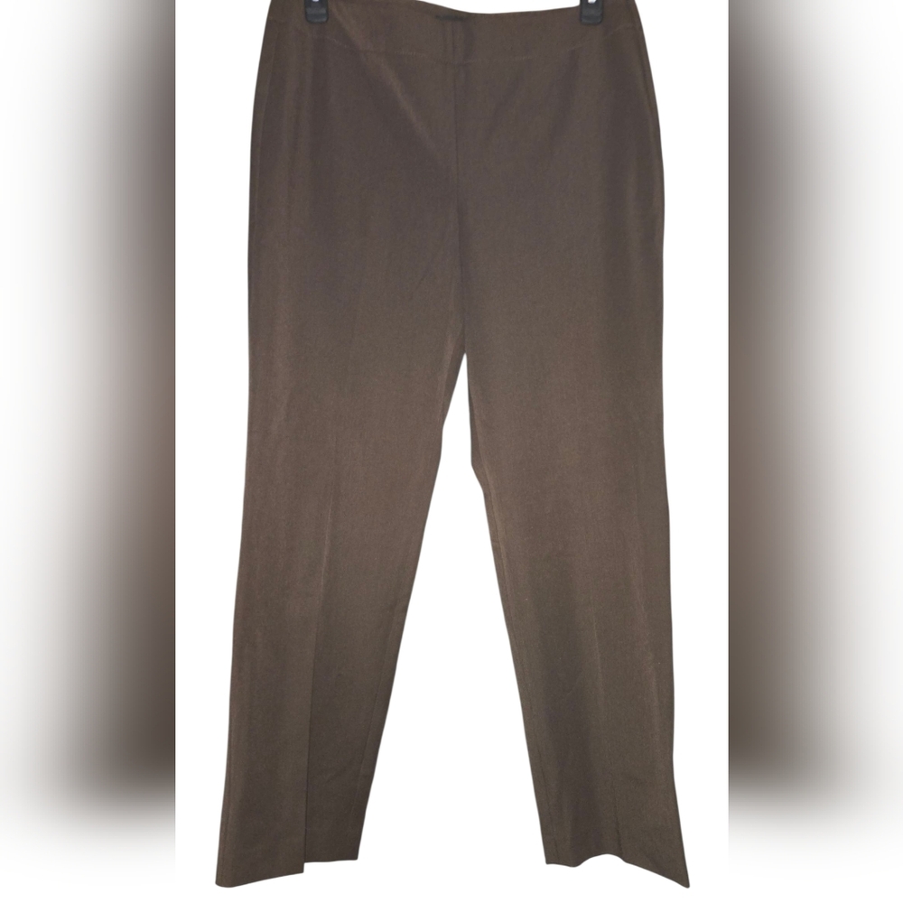 Talbots Brown Straight Leg Pants Sz 14